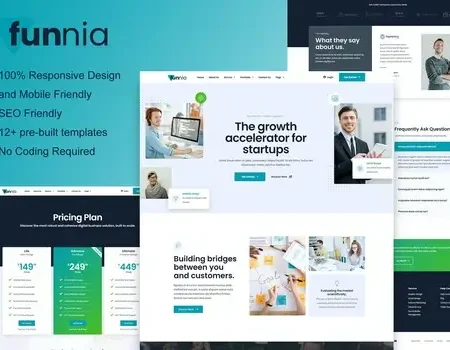 Funnia – Digital Agency Elementor Template Kit