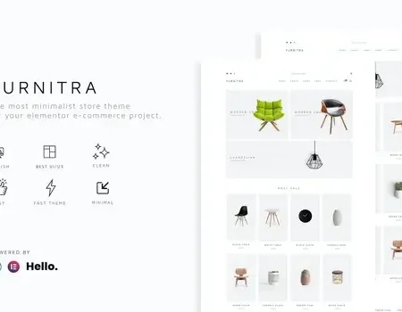 Furnitra – Modern eCommerce Elementor Template Kit