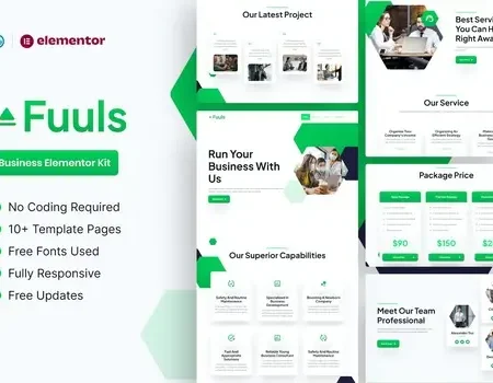 Fuuls – Business Elementor Pro Template Kit