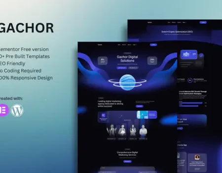 Gachor – Digital Marketing Agency Elementor Template Kit