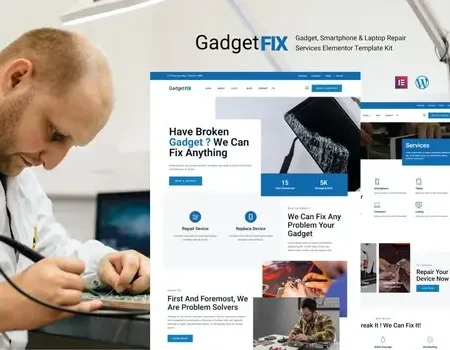 GadgetFIX – Gadget, Smartphone & Laptop Repair Services Template Kit